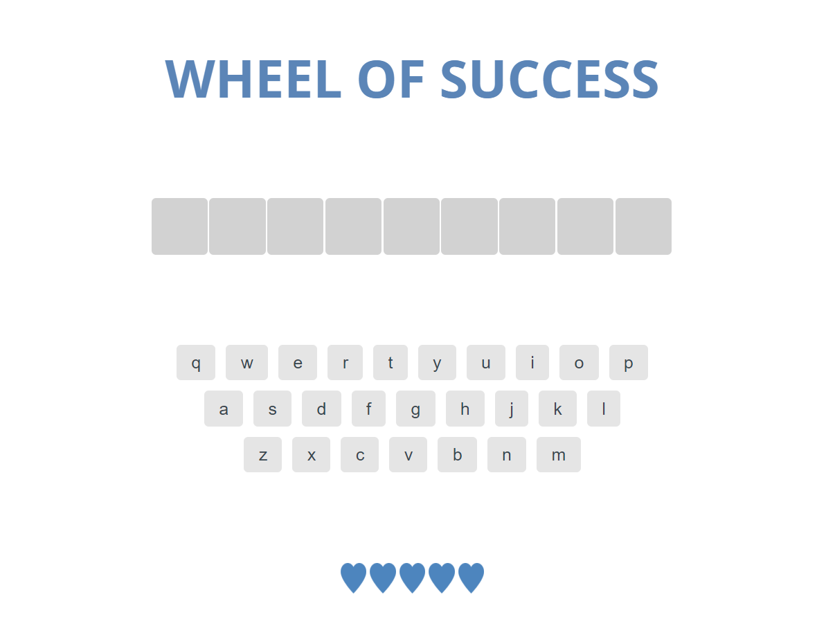 Wheel of success game